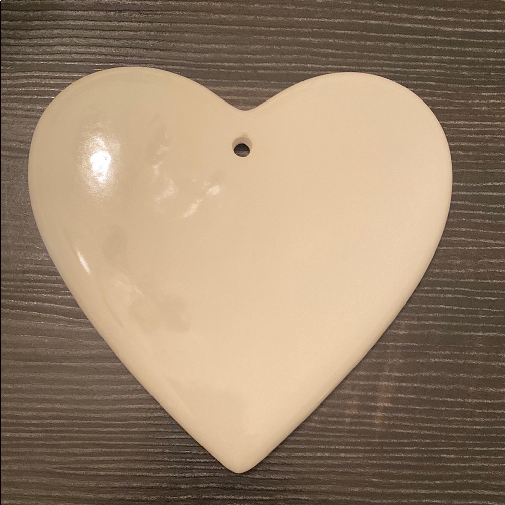 Cream Heart-Shaped Wall Decor